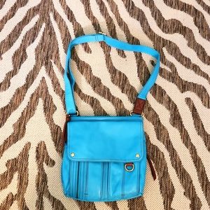 Genuine soft leather Fossil crossbody bag